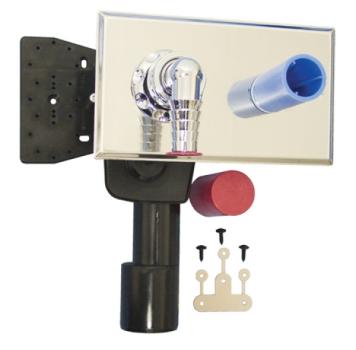 Waschgeräte-UP-Siphon DN40/50 mit Vorbereitung für integrierten Wasseranschluss - 180x100mm HL405ECO